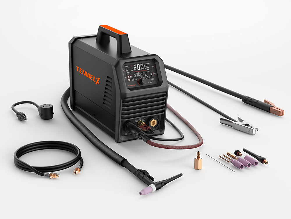 NX Series TIG 200 DC Pulse | 200A Steel & Stainless TIG – TENWELX NX Series TIG 200 DC Pulse | 200A Steel & Stainless TIG – TENWELX